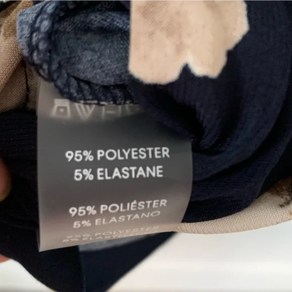 Tommy Hilfiger black Floral Sleeveless A-Line Dress Size 10 - Picture 7 of 8